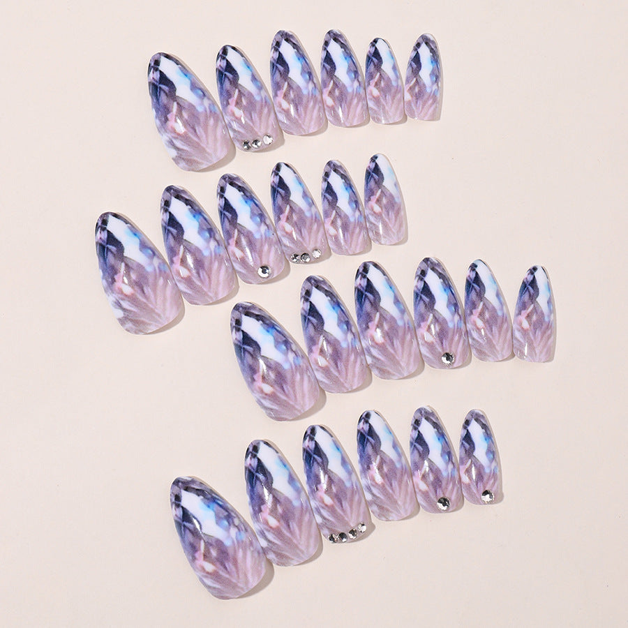 Aquamarine Press-On Nails